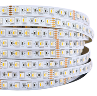 Bande LED RGBW en gros de l'usine de Shenzhen, DC12V 24V, 4-en-1 SMD 5050, flexible, RGB + Blanc, certifiée CE RoHS
