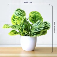 Tanaman Pot Kecil Dekoratif Cantik Grosir, Bunga Plastik, Set Bunga Artificial, Bonsai, Dekorasi Rumah Ruang Tamu, Dekorasi Dalam Ruangan