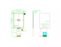AISmartlink Écran LCD 3,5 pouces Module LCD MCU 320 * 480 Serrure de porte intelligente QSPI