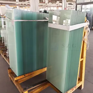 Colour Laminated Glass Excellence Quality Colored Milky White Frosted Tempered Laminated Glass With PVB Sheet Panels Price M2