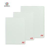 Hot Seller Sublimation Blanks Journaux Sublimation PU Leather A5 Notebook Sublimation Diary A4 Pleine face Impression