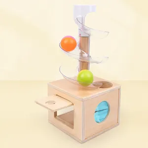 QINGTANG Toddler Development Educational baby Montessori toy ball tower toy ball drop toy