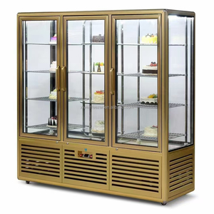 Một cửa tủ trưng bày bánh thủy tinh bốn mặt tủ lạnh xoay nhiệt độ đơn - Product Image 2
