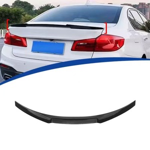 Bmw Rear Spoiler G30 <b>Black</b> Abs <b>Wing</b> Shaped Trunk Lip For 5 Series M4 Models 2017 2023 - Product Image 1