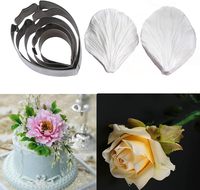 7 PC/ensemble Veiner fleur feuille poney Silicone moule sucre artisanat Fondant outils gâteau décoration fleur Cutter cuisson outil bricolage cuisine