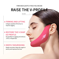 Masque facial en gel personnalisé ODM à marque privée, effet lifting V-face et V-shape, anti-rides, avec bandeau d'oreille, pour tous types de peau