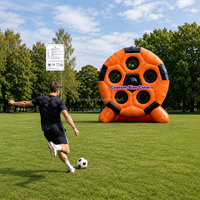 Cible de football gonflable commerciale pour adultes et enfants, arène de fléchettes de football gonflable, jeux sportifs amusants, cible de fléchettes de football gonflable
