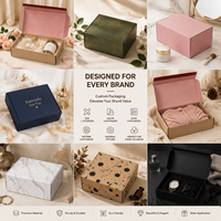 Boîte en carton pliable robuste, sur mesure, avec logo et couleur personnalisés, pour la protection des produits et l'emballage extérieur.