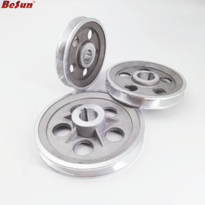 Alüminyum alaşımlı volan kasnağı kum çarkı döküm takım parçaları için hava kompresörü - Product Image 6