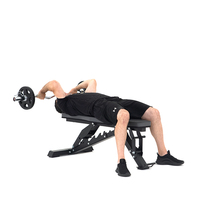 Banc de musculation multifonctionnel réglable en métal écologique pour la maison et la salle de sport commerciale