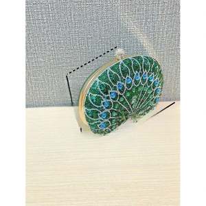 Glitzernde Sonnenblumen-Handtaschen Kristall-Clutch Blumen-Braut-Abendtasche Damen Bling Diamant Strass Kettentasche - Product Image 3