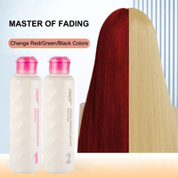 Crema Decolorante para Cabello de Uso Profesional, con Logotipo Personalizado, Decoloración Natural Sin Daños, Eliminador de Tinte, Corrector de Color Desigual del Cabello
