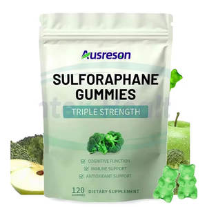 Gomitas de Extracto de Brócoli Ausreson OEM, Suplementos de Gomitas de Vitamina de Brócoli con Sulforafano, Gomitas de Sulforafano para la Salud del Hígado - Product Image 1