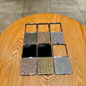 Sang Trọng Lấp Lánh Chrome <span class=keywords><strong>Bumper</strong></span> Đầy Đủ Tinh Thể Kim Cương Chống Sốc Bìa Shell Đối Với Samsung Z Lật <span class=keywords><strong>7</strong></span> 6 5 4 3 Điện Thoại Di Động Trường Hợp - Product Image 2