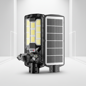 Lampadaire solaire intégré super lumineux 500W avec caméra CCTV 4G Wifi, étanche IP66 pour route et jardin - Product Image 2
