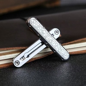 Nuevo Juguete Antiestrés Metálico de Alta Calidad, Giratorio, de Empujar y Tirar, Clicker, Deslizador EDC para Adultos - Product Image 5