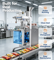 Machine d'emballage multifonctionnelle à grande vitesse pour fèves de chocolat, caramel, bonbons et toffee