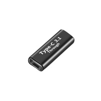 Adaptador de audio y video de función completa USB3.1, carga rápida de hembra a hembra de 10Gbps para uso en computadora portátil