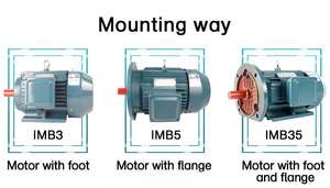 Moteur triphasé 100kw Moteur à induction 220v Moteur électrique à courant alternatif 55kw 15kw 220v avec vitesse 1500 tr/min Caractéristique de protection fermée - Product Image 5