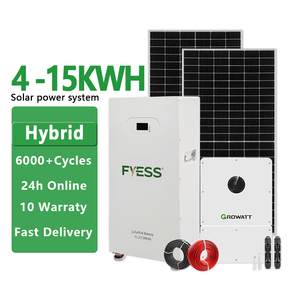 Sistema Solar Completo para el Hogar de 6kw, 5kw, 15kw, 8kw, 12kw, 10kw, Sistema Solar Híbrido, Sistema de Energía Solar - Product Image 1