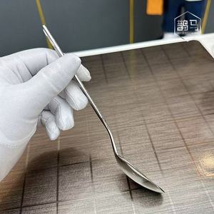 Cuchara de Acero Inoxidable con Textura Martillada, 1 Unidad, Apta para Lavavajillas, para Uso Doméstico - Product Image 2