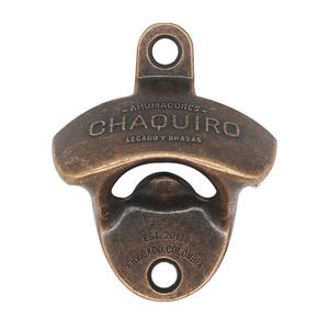 Abridor de Botellas de Cerveza Creativo Retro de Aleación de Zinc y Silicona para Montar en la Pared, 1 Pieza - Product Image 4