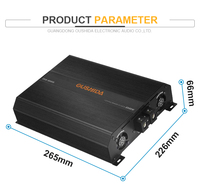 Amplificateur automobile haut de gamme brésilien à pleine puissance 8000W Max, amplificateur audio pour voiture