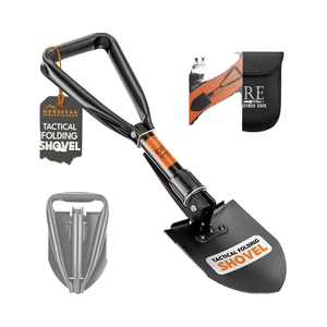 ORIENT Klapp schaufel 18 "Kohlenstoffs tahl Klapp schaufel Überlebens rucksack Wandern Multifunktion ssäge kante Zusammen klappbare Trage tasche - Product Image 1
