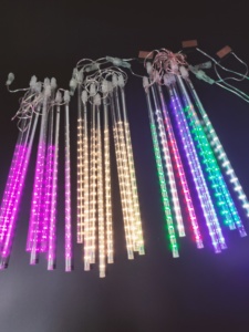 30cm/50cm/80cm không thấm nước Ống đèn sao băng đầy màu sắc Meteor Shower đèn <span class=keywords><strong>LED</strong></span> cho Giáng sinh đám cưới cây vườn - Product Image 3