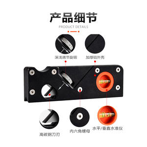 Wholesale 45-Degree Aluminum Alloy Beveling Plane Manual <b>Edge</b> Trimming <b>Tool</b> for Woodworking - Product Image 3