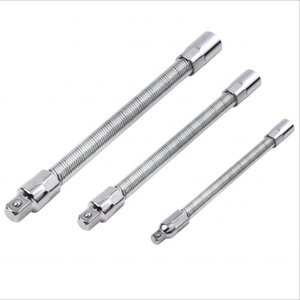 Juego de 3 varillas de extensión elásticas flexibles universales para llave de carraca de 1/4'', 3/8'' y 1/2'' - Product Image 1