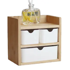 NO PLASTIC desk organizer for home office accessories table organizer bin stationery Cosmetics make up storage organizer