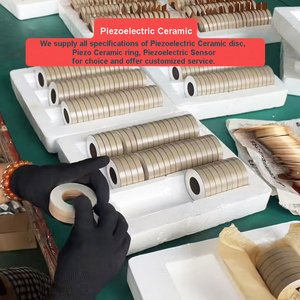 Anneau en céramique piézoélectrique PZT à ultrasons, forme personnalisée, haute fréquence (24,5-135,5 KHZ), usage industriel, faible consommation d'énergie - Product Image 4