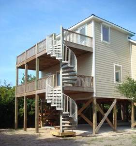 Scala a chiocciola mentale esterna esterna residenziale esterna scala a caldo scala a chiocciola in acciaio dolce - Product Image 5