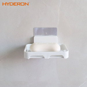 Hyderon Rectangular Wall Mount <b>Soap</b> <b>Dish</b> Plastic Self Drain Bathroom <b>Holder</b> - Product Image 2
