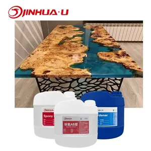 High Quality Crystal Casting Epoxy Resin For Rive Table Resina Exposica 2 Part AB Liquid Resin