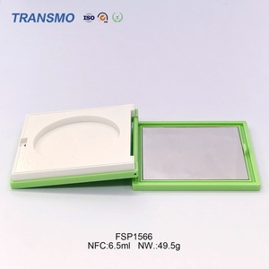 Vente en gros de contenants cosmétiques vides en plastique de 6,5 ml, boîtes à poudre pour fard à joues, palette de fards à paupières, emballage miroir, utilisation pour le parfum - Product Image 4