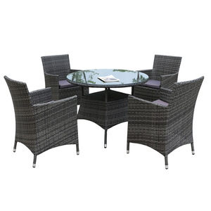 Muebles <span class=keywords><strong>de</strong></span> Ratán Tejido <span class=keywords><strong>de</strong></span> Fábrica, Mesa y Silla <span class=keywords><strong>de</strong></span> Ratán para Interiores y Exteriores, Silla <span class=keywords><strong>de</strong></span> Mimbre para Descanso - Product Image 3