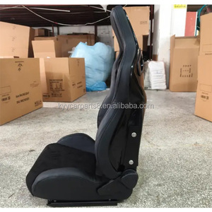 Siège sport universel en fibre de carbone à montage latéral bas en acier inoxydable chromé pour sièges baquet Recaro OMP Bride's Choice - Product Image 3