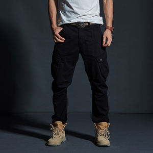 <span class=keywords><strong>Pantaloni</strong></span> Casual da <span class=keywords><strong>uomo</strong></span> alla moda estivi Slim Fit a vita media, <span class=keywords><strong>pantaloni</strong></span> Cargo tattici con tute mimetiche sottili - Product Image 4