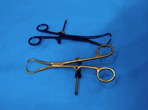 Juego de Pinzas de Reducción Ósea con Tornillo de Fijación, 2 Piezas, Instrumentos Quirúrgicos Ortopédicos, Acero Inoxidable de Grado Médico, Reutilizables - Product Image 2