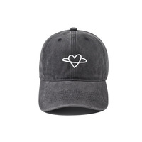 Casquette de baseball unisexe réglable en coton délavé et teint, style vintage, effet vieilli, avec broderie personnalisée, pour le sport
