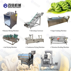 Precio, concesiones, máquina para hacer patatas fritas de plátano, línea eléctrica para freír patatas fritas de plátano, línea de producción de patatas fritas, plátano - Product Image 5