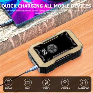 Портативный автомобильный стартер 1000 А, 8000 мАч, 12 В, светодиодный аварийно-Спасательный Инструмент для газовых дизельных грузовиков, мотоциклов, автомобилей, автомобилей - Product Image 4