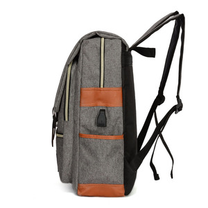 Low Price Wholesale Classic Waterproof Oxford Fashion Anti-Theft 20-39L Computer Bag USB Charging Zipper Closure Travel <b>Backpack</b> - Product Image 3