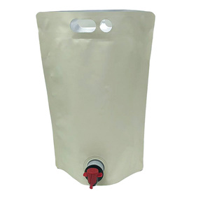 Food Grade Milk White Packaging Aluminum <b>Bag</b> Heat <b>Seal</b> Leak Proof <b>Bag</b> Stand Up Pouch With Valve For Fruit Wine Beverage - Product Image 1