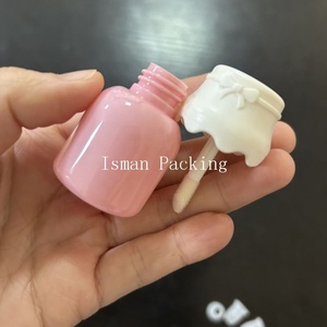 ISMAN Ingrosso Tubetto Lucidalabbra da 8ml a Forma di Biberon, Mini Contenitore Vuoto per Lucidalabbra a Forma di Biberon per Bambini, <span class=keywords><strong>Rosa</strong></span> Bianco, Logo Personalizzabile - Product Image 5