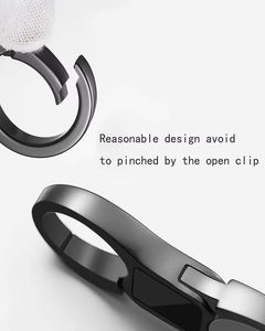 Porte-clés à ressort en cuivre robuste à dégagement rapide avec 4 anneaux porte-clés et ouvre-bouteille, léger (50g) pour hommes et femmes - Product Image 4