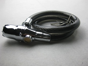 Không thấm nước Xe Đạp Khóa với xe đạp leo núi báo động chìa khóa mở khóa hợp kim kẽm cáp phụ kiện khóa - Product Image 5