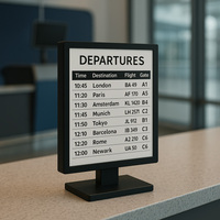 Écran d'affichage numérique LCD extérieur de 10,05, 13,3 et 27,6 pouces, effet papier, réfléchissant, ultra basse consommation, contraste élevé, écran LCD